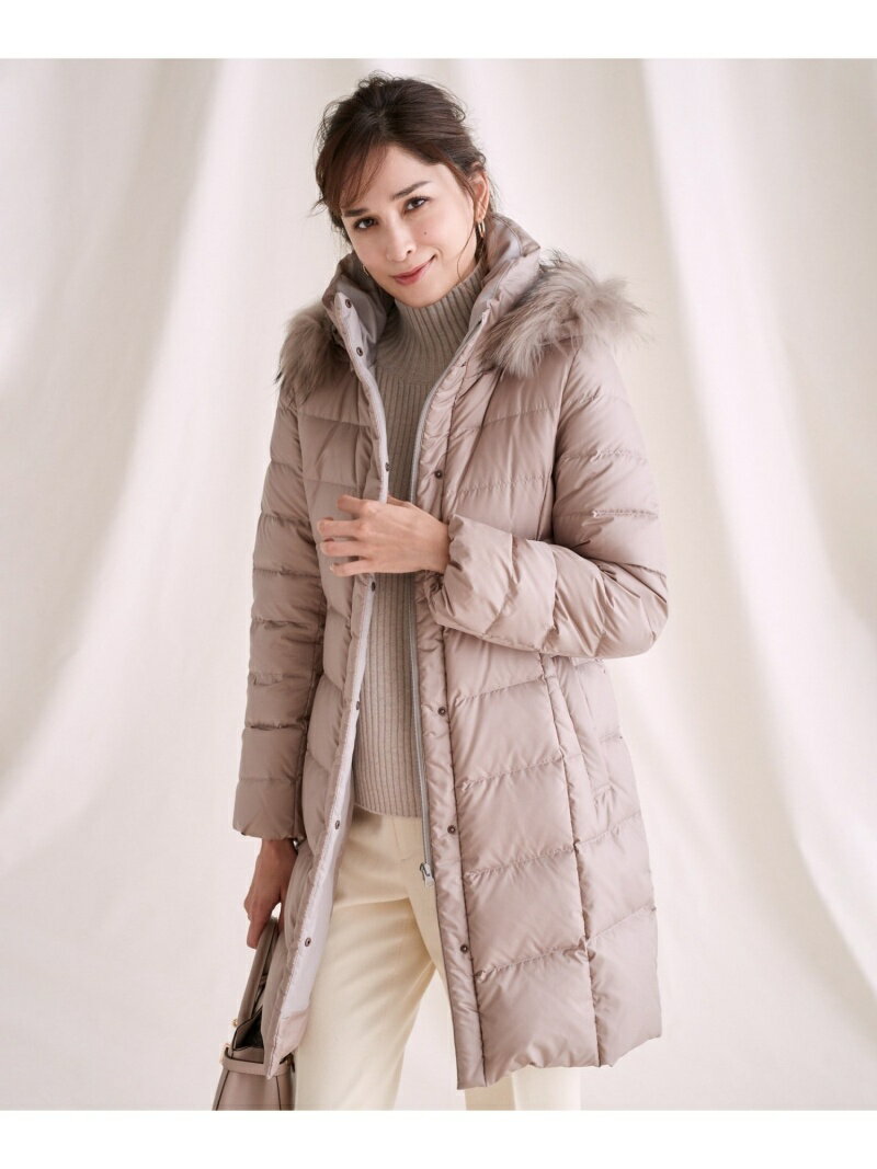 [Rakuten Fashion]【洗える&弱撥水】シレータフタロングダウンコート(検索番号K38) 23区 L ニジュウサンク コート/ジャケット ダウンジャケット ブラック ベージュ ネイビー【送料無料】