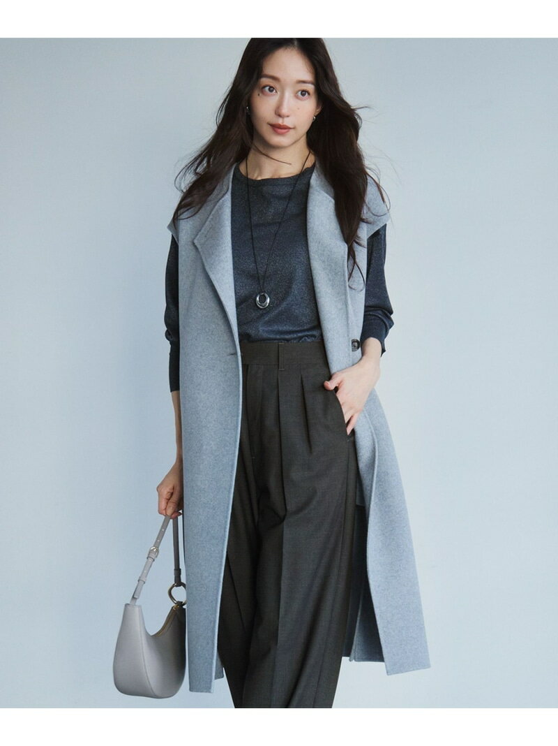 樂天商城 - 【SALE／40%OFF】ウールリバー ジレ 23区 L ニジュウサンク ジャケット・アウター その他のジャケット・アウター ネイビー グレー ベージュ【RBA_E】【送料無料】[Rakuten Fashion]