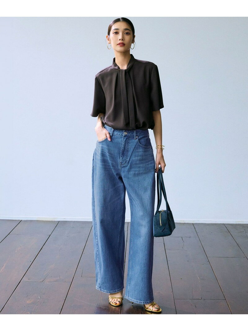【SALE／50%OFF】【見上愛さん着用/RED CARD TOKYO×23区】カーヴィー デニム パンツ 23区 L ニジュウサンク パンツ ジーンズ・デニムパンツ レッド ブルー【RBA_E】【送料無料】[Rakuten Fashion] — vista 3
