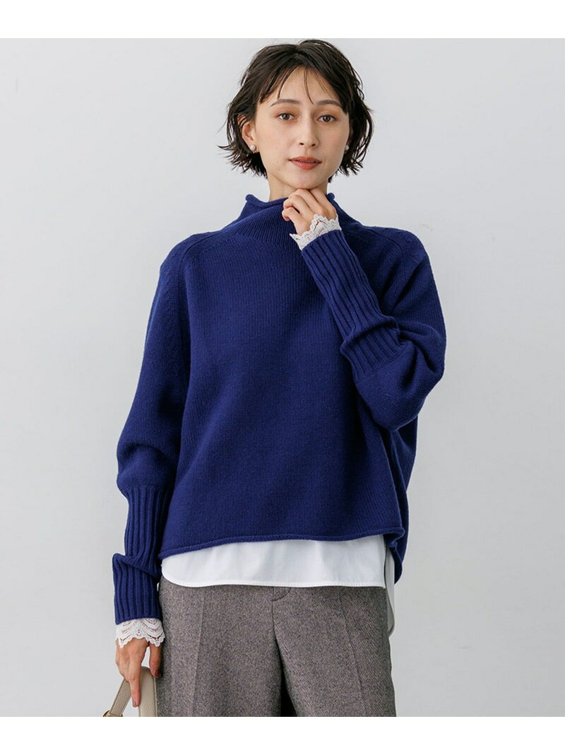 【一部予約/WEB&一部店舗限定カラーあり】カシミヤブレンド ロールネック ニット 23区 ニジュウサンク トップス ニット ベージュ ワインレッド【送料無料】[Rakuten Fashion] 23ku-10014203 23区 楽天市場店 サンプル画像3