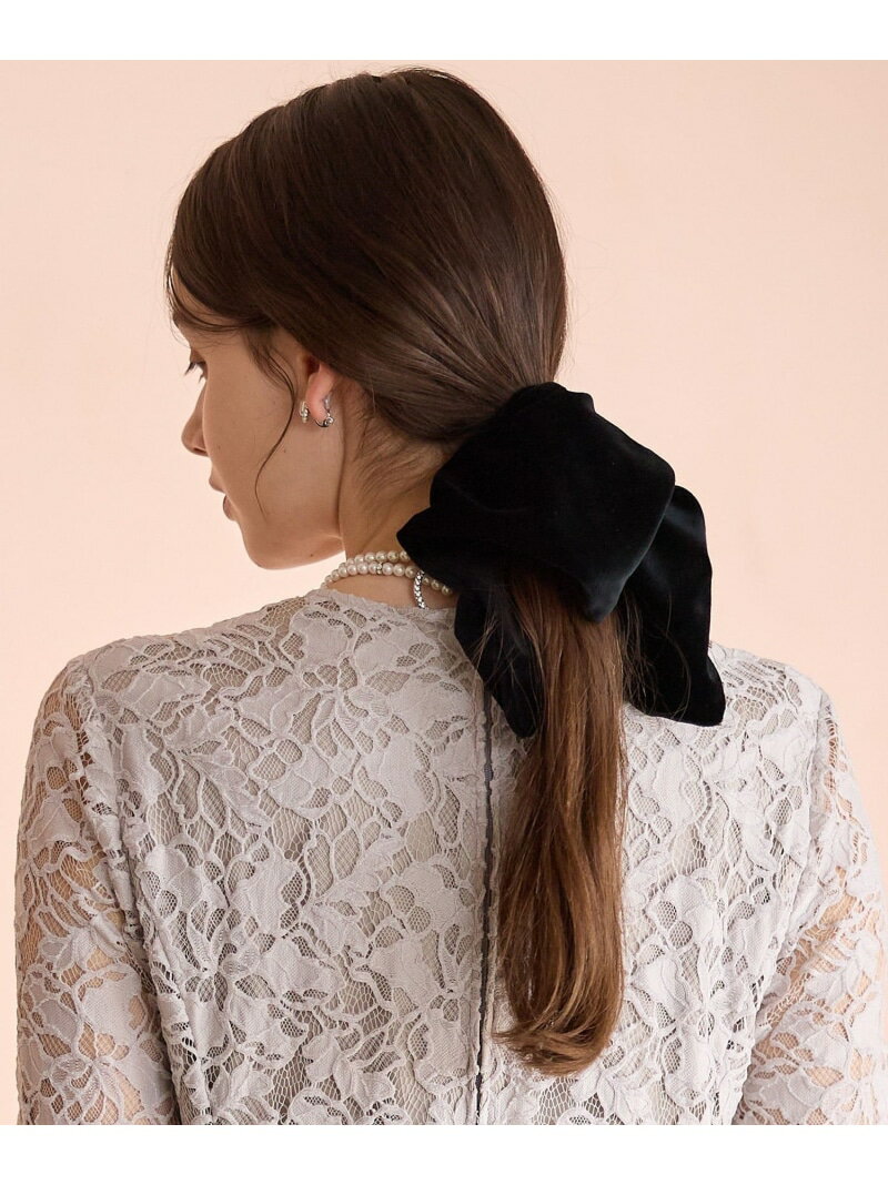 【APPLAUDIR】ベロア シュシュ 23区 ニジュウサンク 福袋・ギフト・その他 その他 ブラック【送料無料】[Rakuten Fashion]