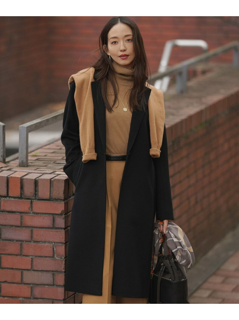 ウールカシミヤビーバー チェスター コート 23区 L ニジュウサンク ジャケット・アウター チェスターコート ブラウン グレー ブラック【送料無料】[Rakuten Fashion]のサムネイル