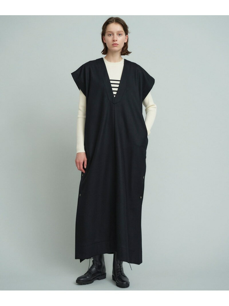 【SALE／30%OFF】【SACRA】ハイカウントメルトン ワンピース 23区 ニジュウサンク ワンピース・ドレス ジャンパースカート カーキグリーン ブラック【RBA_E】【送料無料】[Rakuten Fashion]