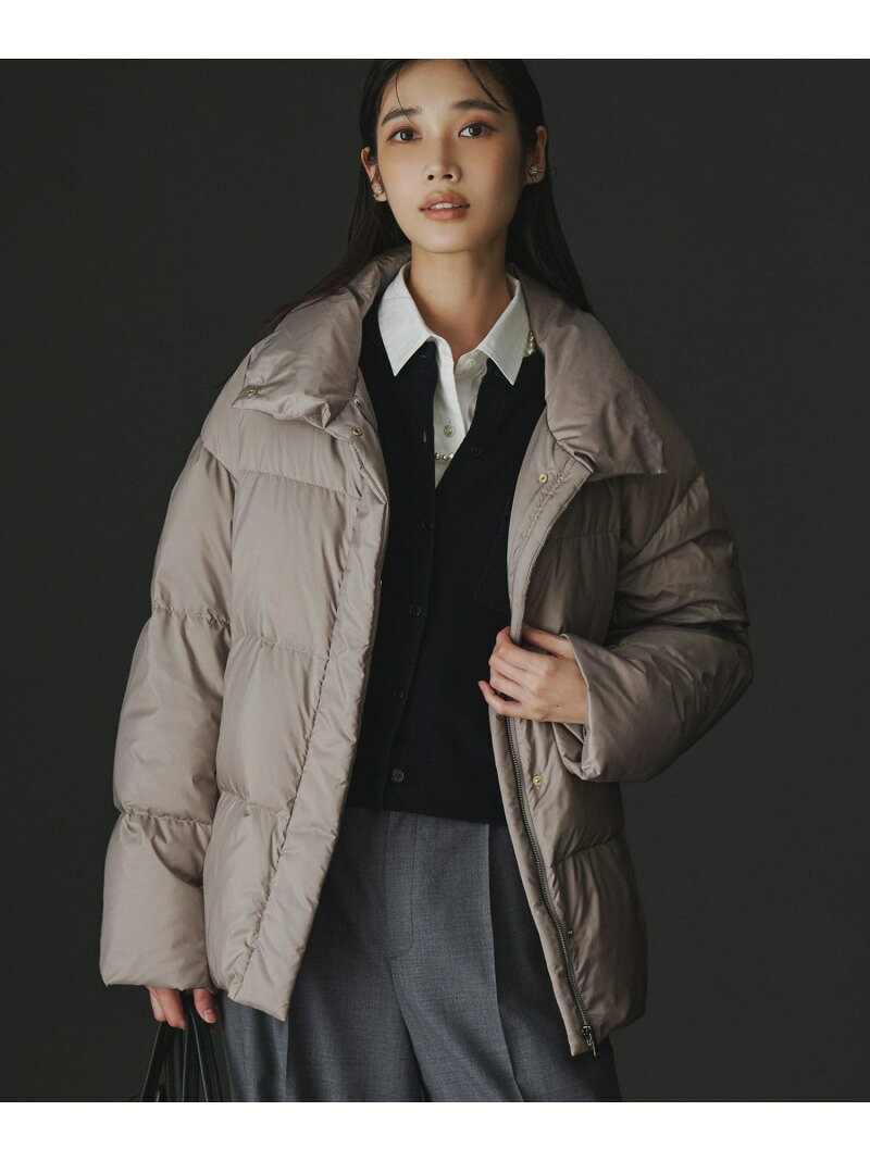 樂天商城 - 【SALE／30%OFF】【Oggi掲載】シレータフタ ハイネック ショート ダウンコート 23区 S ニジュウサンク ジャケット・アウター ダウンジャケット・ダウンベスト グレー ブラウン ブラック【RBA_E】【送料無料】[Rakuten Fashion]