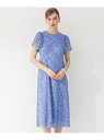 【APPLAUDIR】マルフィークレース ドレス 23区 ニジュウサンク ワンピース・ドレス ドレス ブルー ネイビー【送料無料】[Rakuten Fashio...