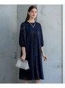 【SALE/30%OFF】【APPLAUDIR】フラワーサテンオパール ドレス 23区 S ニジュウサンク ワンピース・ドレス ドレス ネイビー ブルー【RBA...
