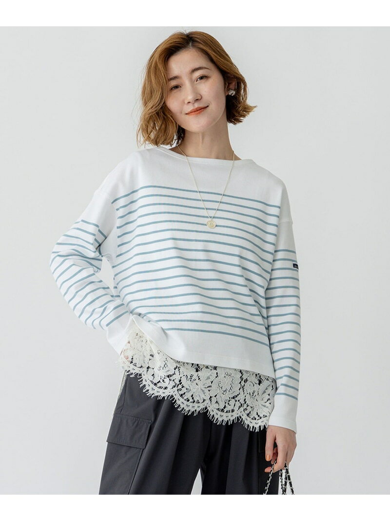 【洗える】Armor-lux スムース パネルボーダー カットソー 23区 ニジュウサンク トップス カットソー・Tシャツ ホワイト ブラック【送料無料】[Rakuten Fashion] 23ku-10010836 23区 楽天市場店 サンプル画像3