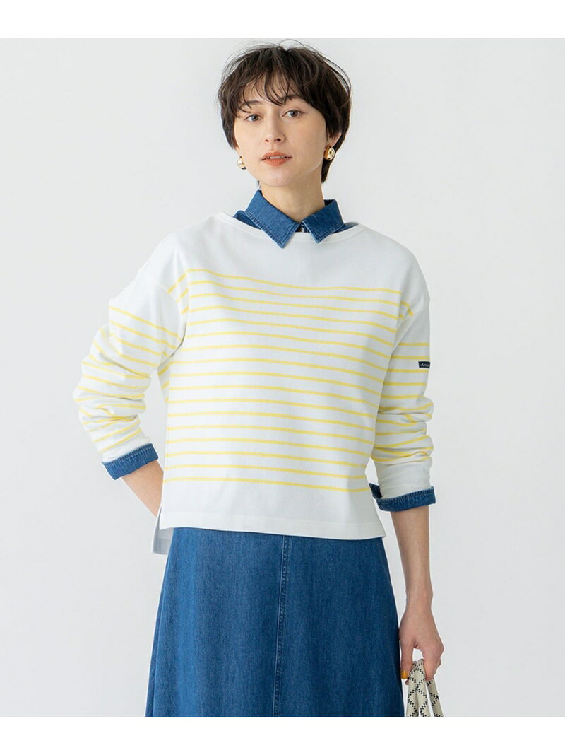 【洗える】Armor-lux スムース パネルボーダー カットソー 23区 ニジュウサンク トップス カットソー・Tシャツ ホワイト ブラック【送料無料】[Rakuten Fashion] 23ku-10010836 23区 楽天市場店 サンプル画像2