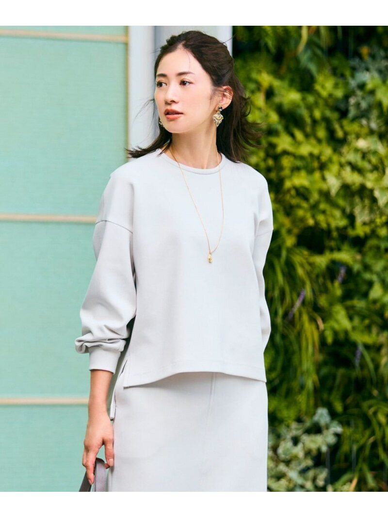 樂天商城 - 【SALE／40%OFF】【洗える】コンフォートダンボールジャージー カットソー 23区 L ニジュウサンク トップス カットソー・Tシャツ グリーン ブラック ベージュ ホワイト【RBA_E】【送料無料】[Rakuten Fashion]