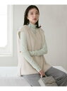 【SALE/30%OFF】【SLOW/一部店舗限定】ツッキリジャカード ノースリーブ ブラウス 23区 S ニジュウサンク トップス ベスト・ジレ ベージュ【R...