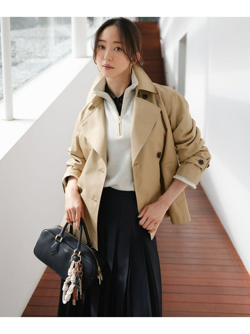 【SALE／40%OFF】【Oggi掲載】シャイニーコットンテリー ハーフジップ スウェット 23区 ニジュウサンク トップス スウェット・トレーナー ネイビー ホワイト【RBA_E】【送料無料】[Rakuten Fashion] 23ku-10012763 23区 楽天市場店 サンプル画像3