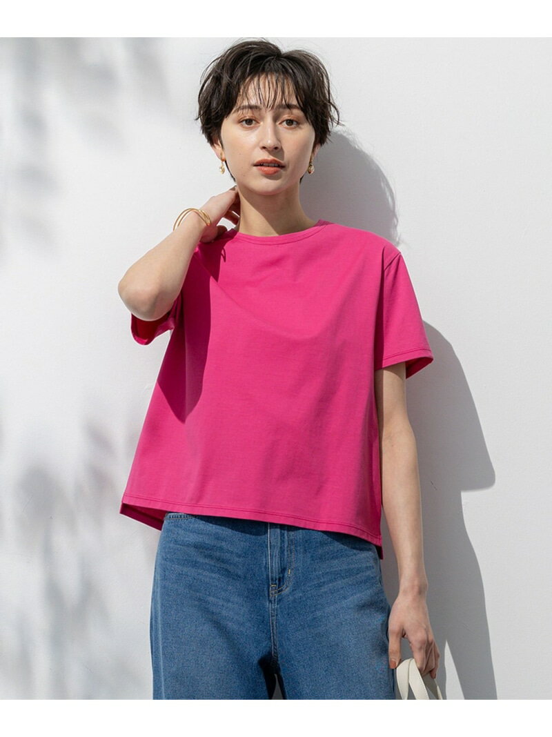 樂天商城 - 【SALE／20%OFF】【洗える】ハイエンド クルーネック Tシャツ 23区 ニジュウサンク トップス カットソー・Tシャツ ブラック ホワイト【RBA_E】【送料無料】[Rakuten Fashion]