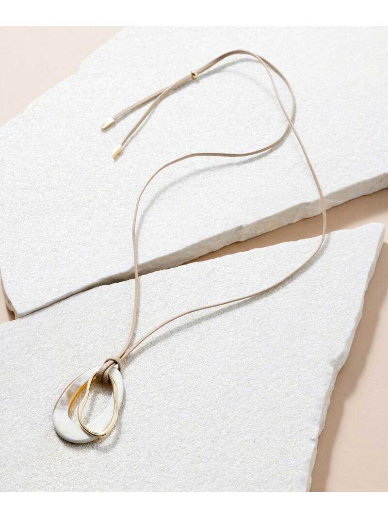 【CLASSY.6月号掲載】ホーンリング ネックレス 23区 ニジュウサンク アクセサリー・腕時計 ネックレス ホワイト ベージュ ブラック【送料無料】[Rakuten Fashion] 23ku-10009013 23区 楽天市場店 サンプル画像2
