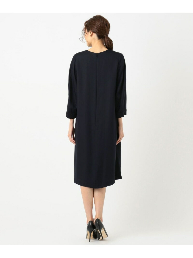 Rakuten Fashion 洗える パウダリーキュプラツイル ワンピース 23区 ニジュウサンク ワンピース 半袖ワンピース ネイビー 送料無料 23ku Rakuten Fashion 洗える パウダリーキュプラツイル ワンピース 23区 ニジュウサンク ワンピース 半袖ワンピース ネイビー 送料無料 23ku
