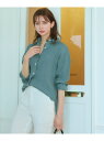 【CLASSY. 9月号掲載/WEB限定カラーあり】LIBECO ベーシック シャツ 23区 L ニジュウサンク トップス シャツ ブラウス ホワイト ベージュ ブラウン ブルー イエロー ネイビー【送料無料】 Rakuten Fashion