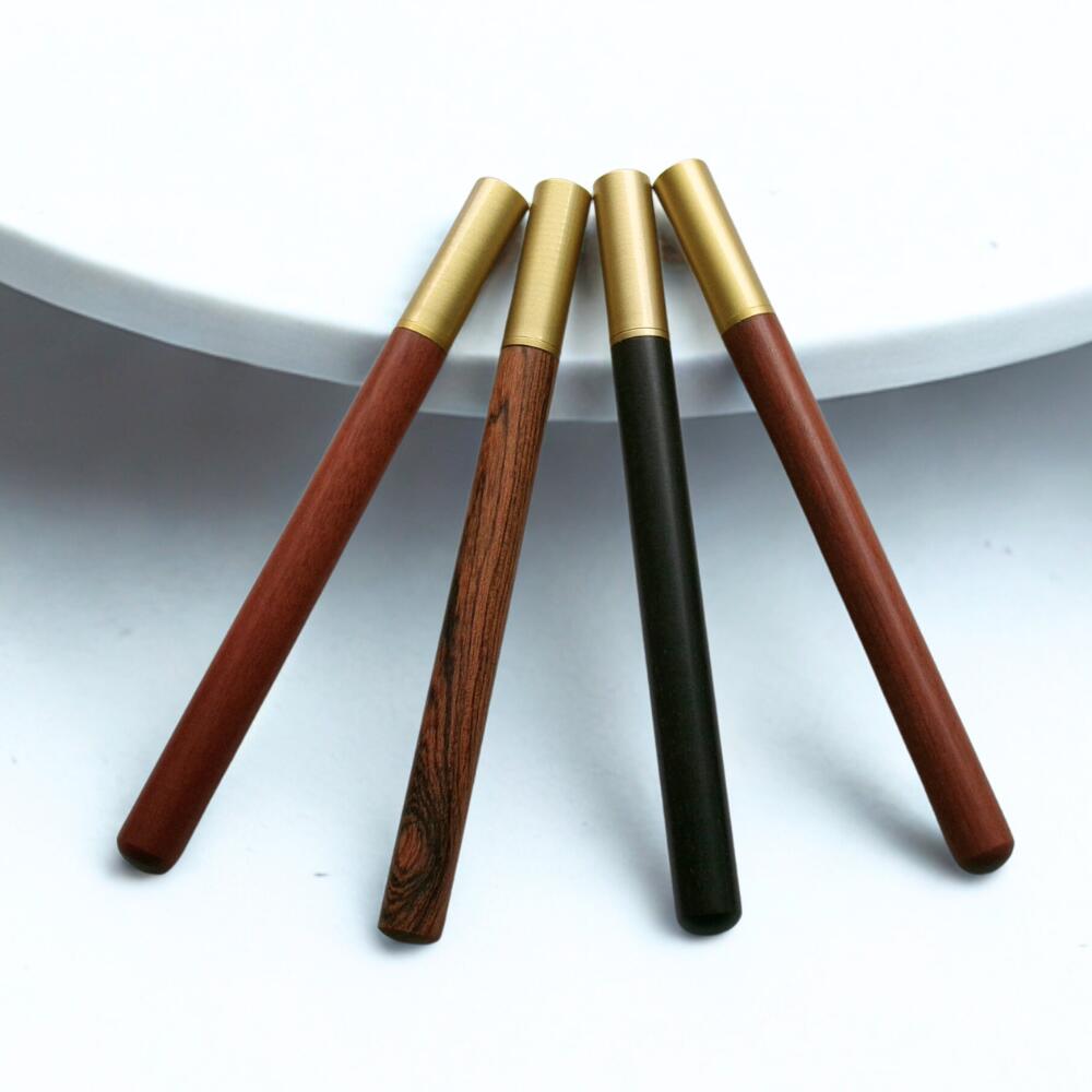 【木製ボールペン ブラス】 真鍮木製ペン アンティーク風 ヴィンテージペン ボールペン おすすめ プレゼント 記念日 木材 筆記用具 ビジネス ギフト ノベルティ 花梨 おしゃれ 就職祝い 入社祝い 高級ペン ペン 退職 送料無料