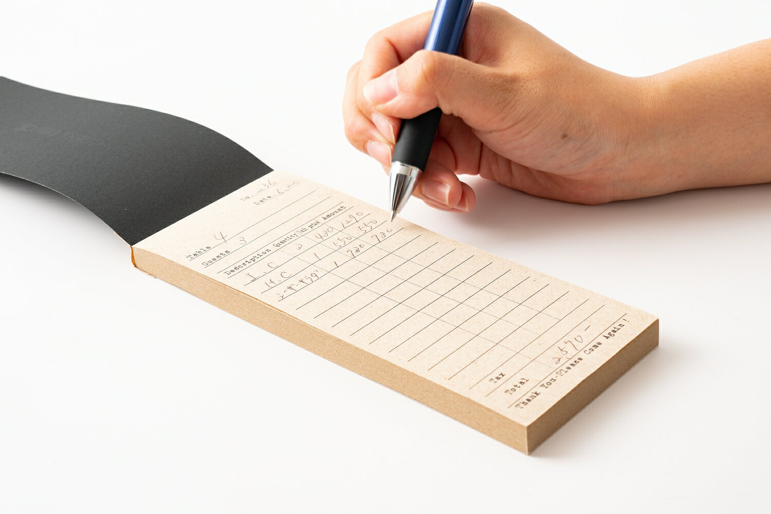 【 お会計票 オーダー伝票 GUEST CHECK 10冊セット】クラフト 伝票 オーダー伝票 レセプト コラージュ 黒付箋 カフェ伝票 ゲストチェック おしゃれ 納品書 カフェ コラージュ メモ 更紙 ザラ紙 オシャレ 個性的 レトロ アンティーク 愛媛百貨店クーポン対象商品 ♯ku 2