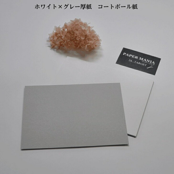 【30枚 往復はがきサイズ(235)コートボール】 ボール紙 無地 紙 アンティーク レトロ メモ 絵はがき おしゃれな紙 おしゃれ 厚めの紙 メニュー タグ ...