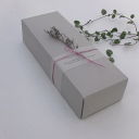 【ギフトボックス 紙箱 ボックス 縦長】箱 プレゼント ギフトボックス お菓子ラッピング ナチュラル リバーシブル リボン ハンドメイド BOX 焼き菓子 洋菓...