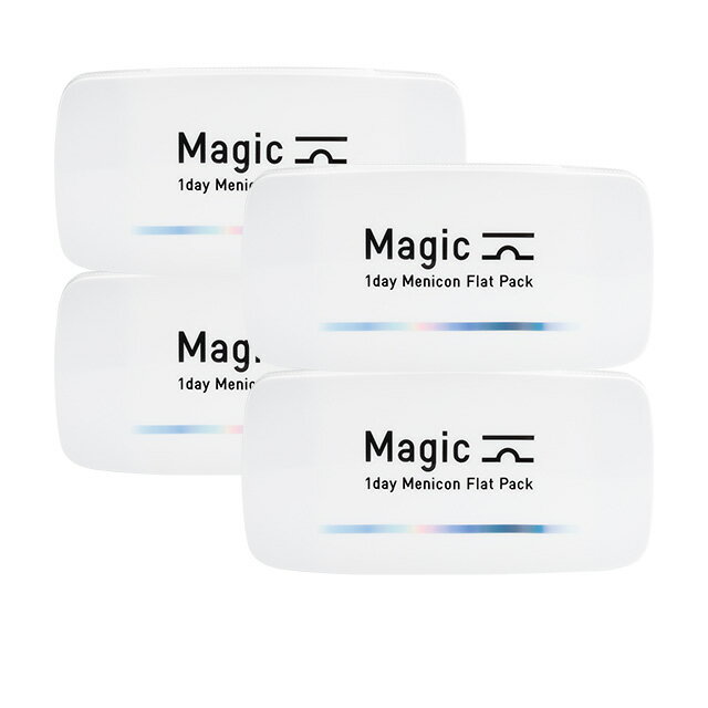 【4箱】ワンデーメニコンマジック 1箱30枚 コンタクトレンズ 1日使い捨て Magic メニコン ワンデー うるおい クリアレンズ 装用簡単