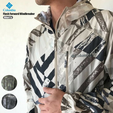 コロンビア ウィンドブレーカー マウンテンパーカー Columbia Men's Flash Forward Windbreaker Print Jacket メンズ ナイロン ジャケット
