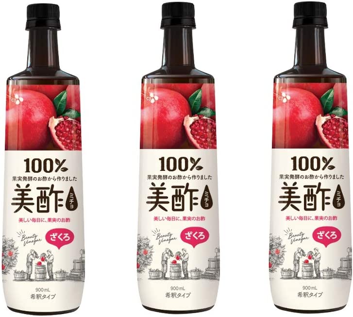 美酢 ミチョ 900mL× 3本ザクロ味 　送料無料！