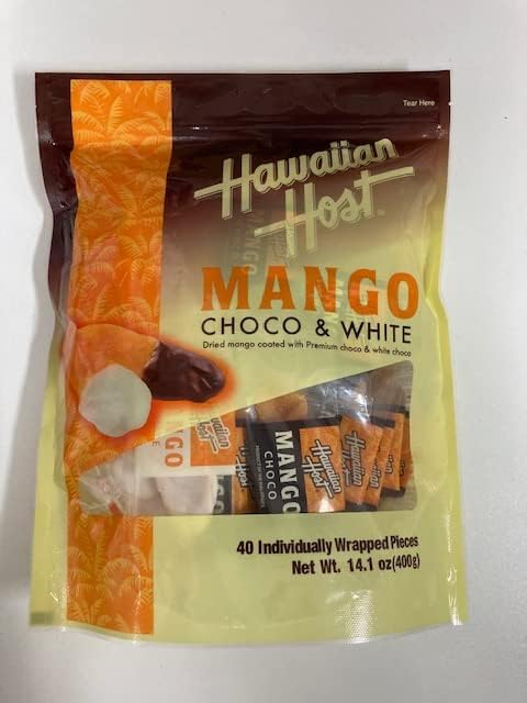 ハワイアンホースト マンゴー CHOCO&WHITE チョコ＆ホワイト 40枚入 大容量パック ...