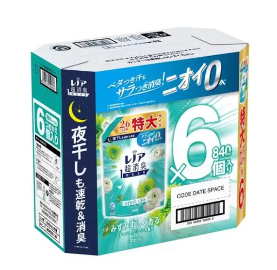 Rakuten - レノア 超消臭1WEEK 770ml×6個入 フレッシュグリーンの香り