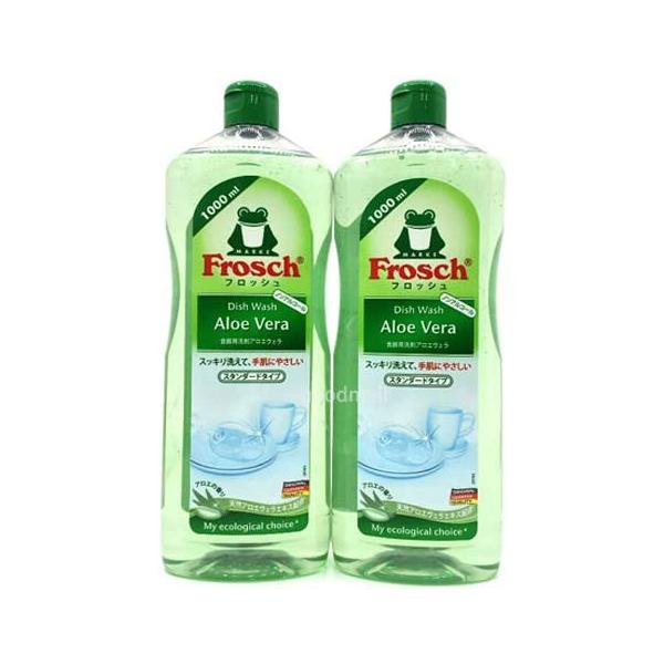 フロッシュ アロエベラ 1000ml×2本組　食器用洗剤　ノンアルコール