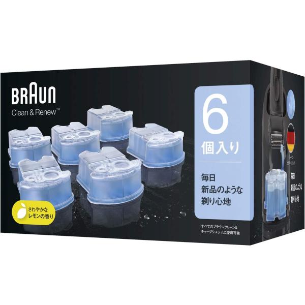 目玉価格　コストコ　大人気商品　ブラウン アルコール洗浄液 　6個入　メンズ　シェーバー用 CCR6 CR　正規品　送料無料