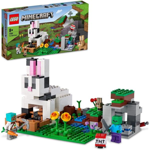 レゴ LEGO 21181 マインクラフト ウサギ牧場 おもちゃ テレビゲーム 動物 どうぶつ 男の子 女の子 8歳以上 送料無料