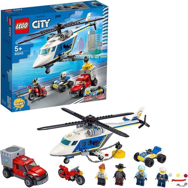 レゴ(LEGO) 60243 シティ ポリス ヘリコプターの追跡 おもちゃ ブロック プレゼント 警察 けいさつ ヘリコプター 男の子 女の子 5歳以上 送料無料