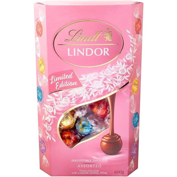 リンツ　リンドール　ピンク　アソート　リミテッドエディション　Lindt Lindor Pink Assort　600g　コストコ　大容量　送料無料