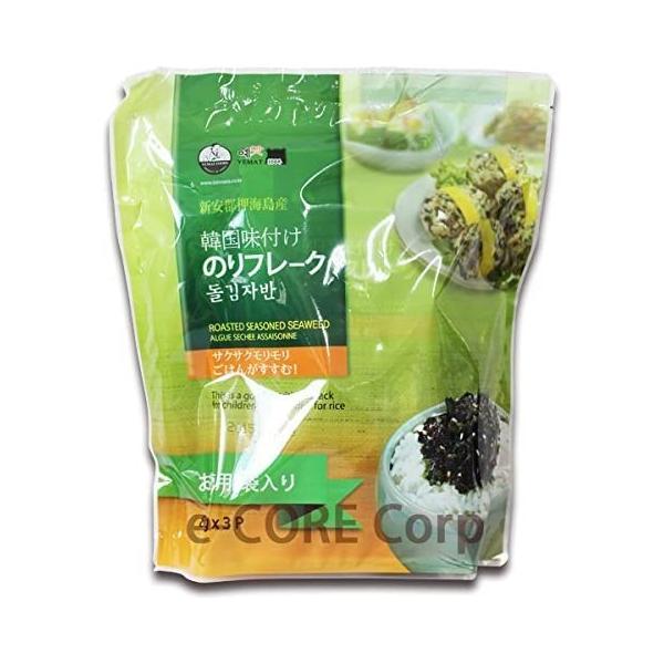 送料無料！イェマッ食品 韓国味付けのりフレーク 80g×3袋入りのサムネイル