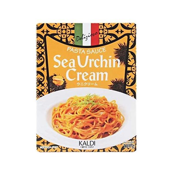 送料無料！KALDI オリジナル パスタソース ウニクリーム 1人前　カルディ＊定形外郵便発送