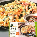 冷凍 ビビゴ 海鮮にら チヂミ 840g チヂミ2枚+たれ1袋×4入 CJ bibigo