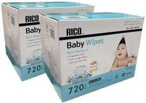 目玉商品　 RICO おしりふき 720枚× 2個 ベビーワイプ コストコ COSTCO KIRKLAND カークランド 　リコ Babywipe お尻拭き お尻ふき 大判 厚手 無香料 赤ちゃん 衛生用品 ウェットティッシュ 介護 送料無料