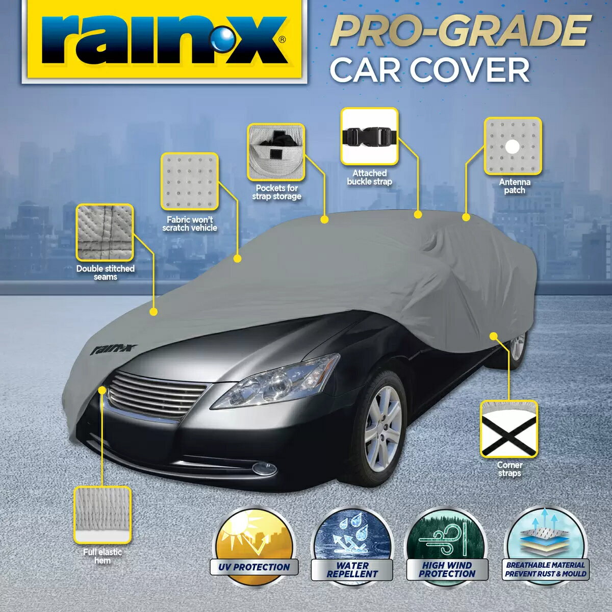 コストコ　大人気商品　RAIN-X レインエックス　プログレード カーカバー Lサイズ 送料無料