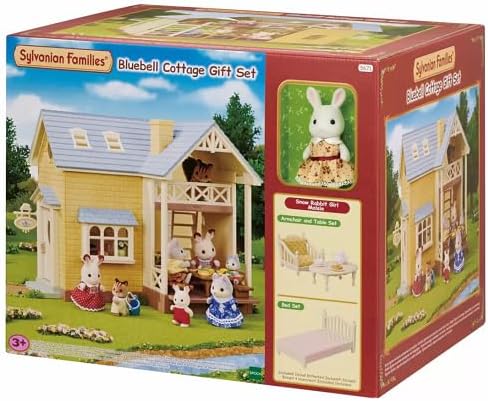 1点限り 訳あり 箱ダメージ品 返品不可 シルバニアファミリー ブルーベルコテージギフトセット おままごと ごっこ遊び 人形 ぬいぐるみ 家具 お家 Sylva...