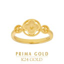 24K 純金 シンボル リング 指輪 24金 K24 ゴールド 個性的 モチーフ エレガント レディース プレゼント 贈り物 女性 PRIMAGOLD プリマゴールド ジュエリー アクセサリー ブランド 送料無料(4)