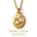 24K 純金 星座 かに座 蟹座 ペンダント レディース 女性 イエローゴールド プレゼント 誕生日 贈物 24金 ジュエリー アクセサリー ブランド プリマゴ...