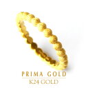 24K 純金 パール状 リング 指輪 24金 K24 ゴールド うず巻き 模様 レディース プレゼント 贈り物 女性 PRIMAGOLD プリマゴールド ジュエリー アクセサリー ブランド 送料無料