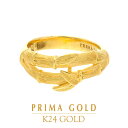 24K 純金 バンブー リング 指輪 24金 K24 ゴールド 竹 和 レディース プレゼント 贈り物 女性 PRIMAGOLD プリマゴールド ジュエリー アクセサリー ブランド 送料無料