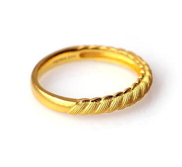 純金 24K 指輪 美しいライン レディース 女性 イエローゴールド プレゼント 誕生日 贈物 24金 ジュエリー アクセサリー ブランド プリマゴールド PRIMAGOLD K24 送料無料