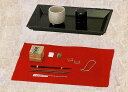 【茶道具】黒真塗 香盆セット(香たどん付)