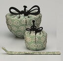 【茶道具】三つ組仕服 祥寿緞子淡々斎好写