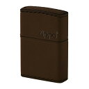 革 zippo 【ジッポ】　db-5【送料無料】 ダークブラウン革巻き 【ジッポ】 ライター　ジッポライター 革・革巻(本牛革手縫い)(ジッポ インサイド刻印可)ジッポプレゼントZIPPO