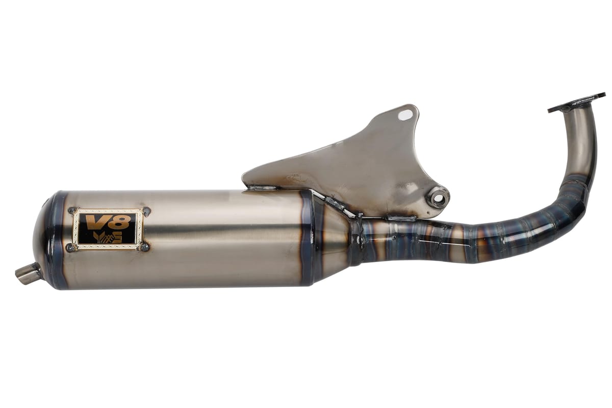 ヤマハ 用 ジョグ V8 チャンバー マフラー 3KJ 3YK 3XY アプリオ SA16J SA11J ハワイアンチャンバー 社外品