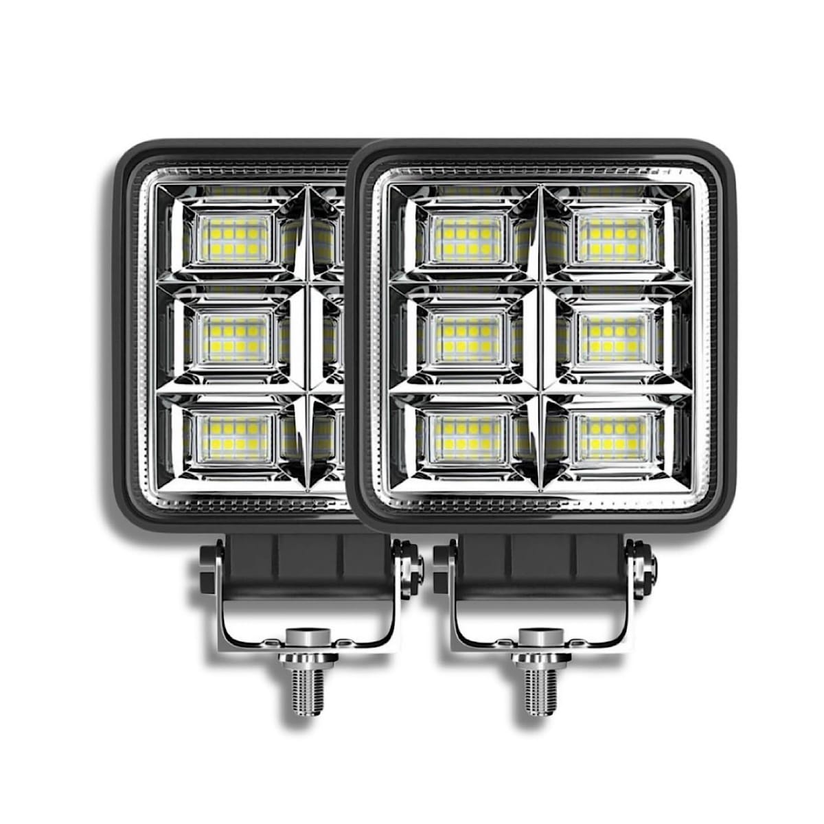 訳あり ワケあり Sadler LED ワークライト 144w 作業灯 トラック トラクター 12V 24V 車幅灯 投光器 フォグランプ スポットライト バックランプ 2個セット