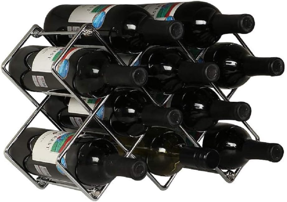 Anberotta ワインラック ワインホルダー 10本収納可能 ワイン シャンパン ボトル 収納 ケース スタンド インテリア N-W55